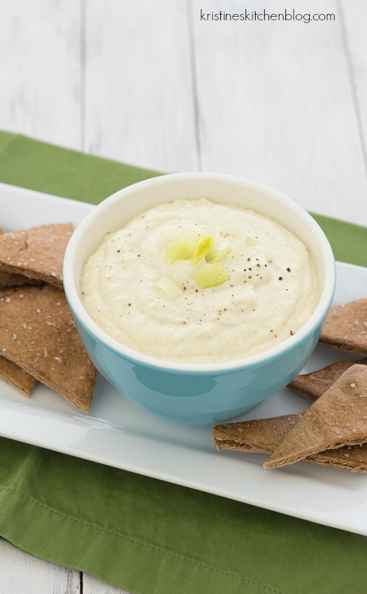 Artichoke-Leek-and-Goat-Cheese-Dip-with-Garlic-Pita-Chips-Kristines-Kitchen-5162wm