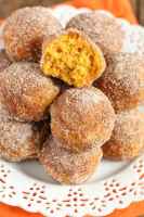 Baked Pumpkin Donut Holes