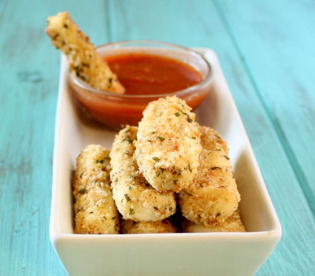 Baked Mozzarella Sticks