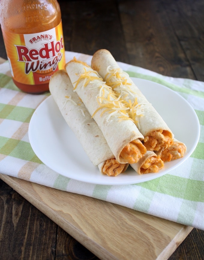 Buffalo Chicken Taquitos