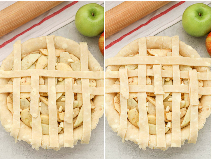 Learn how to make a lattice pie crust with this easy step-by-step tutorial. This simple technique is a beautiful decorative touch for almost any pie!