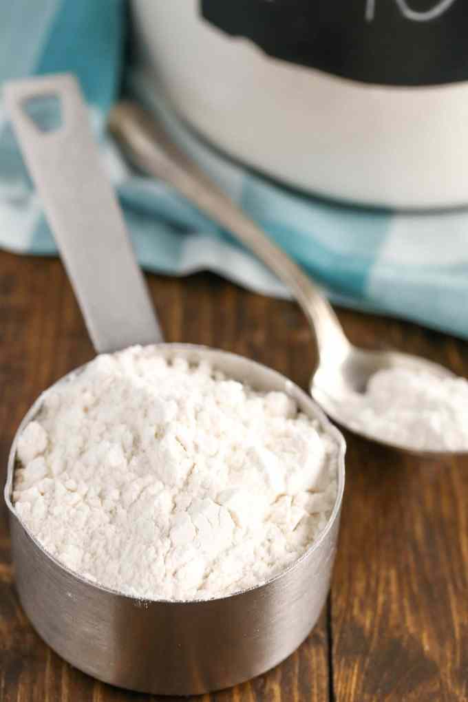 Learn how to measure flour with the spoon and level method.