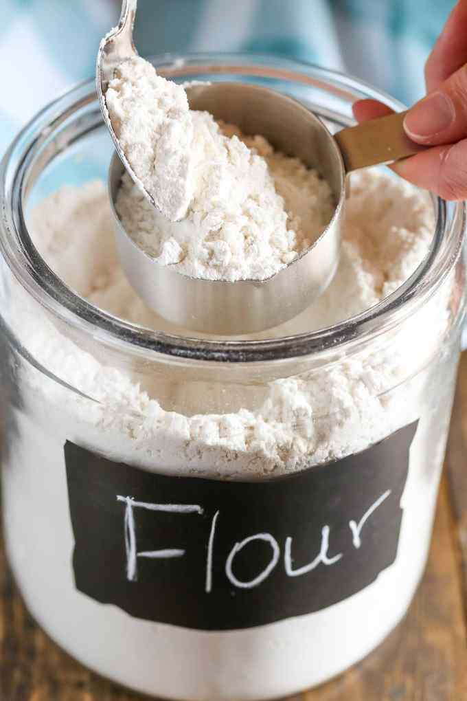 Learn how to measure flour with the spoon and level method.