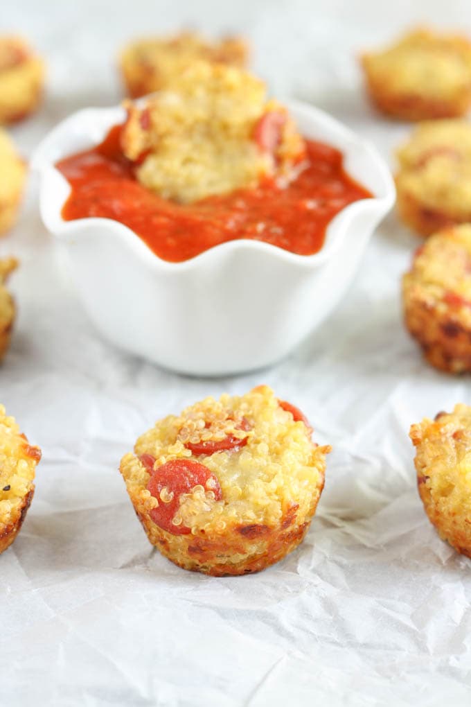 Quinoa Pizza Bites