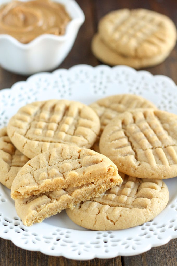 This easy Small Batch Peanut Butter Cookie recipe requires just one bowl! This recipe only makes 6-7 cookies and they're done in just 30 minutes!