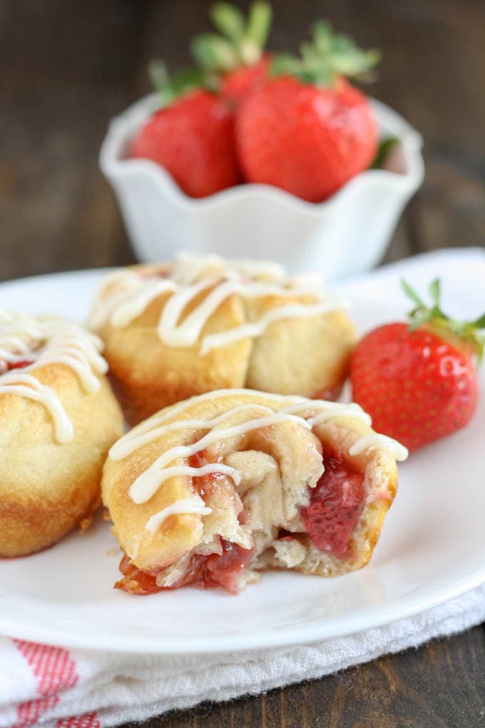 Strawberry Sweet Rolls