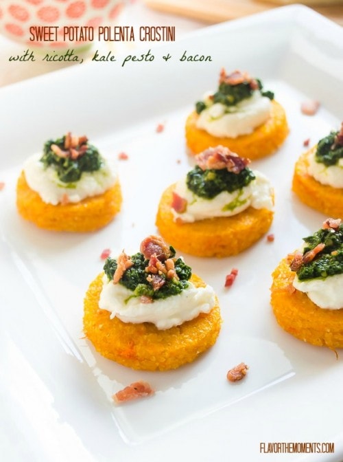 sweet-potato-polenta-crostini-with-ricotta-kale-pesto-and-bacon1-flavorthemoments.com_-500x672